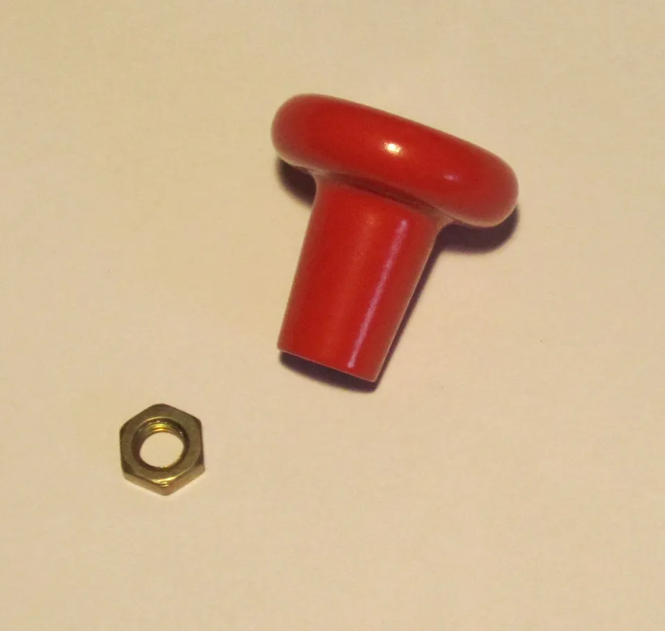 ams-flight-carat-a-drehknopf-m5-aluminium-rot-mit-mutter image 1